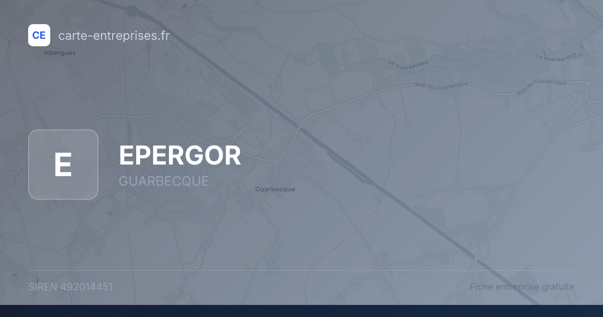 EPERGOR — 492014451 — fiche entreprise