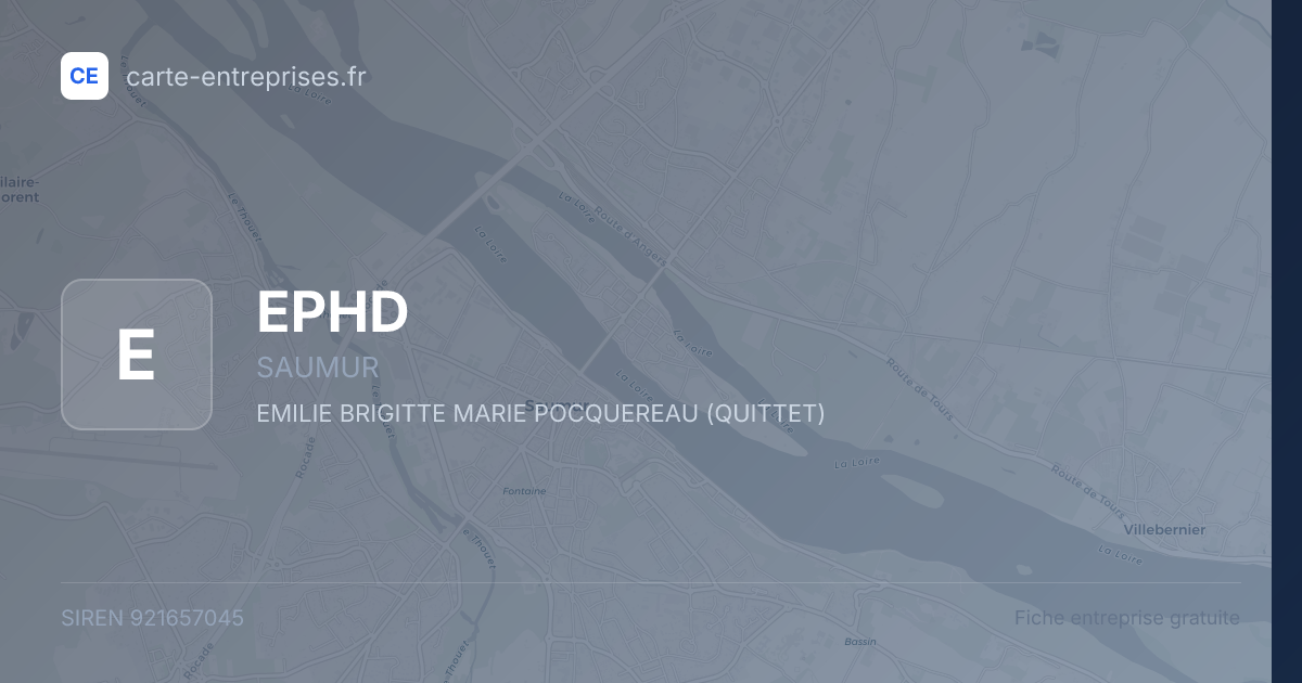 EPHD — 921657045 — fiche entreprise
