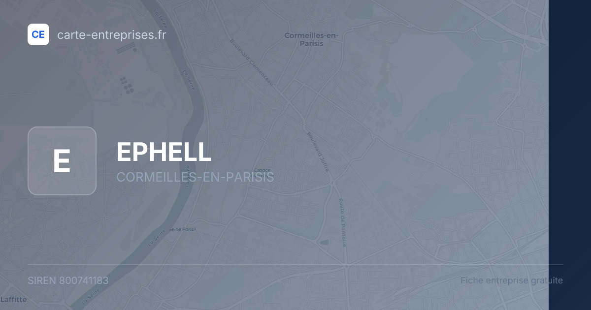 EPHELL — 800741183 — fiche entreprise