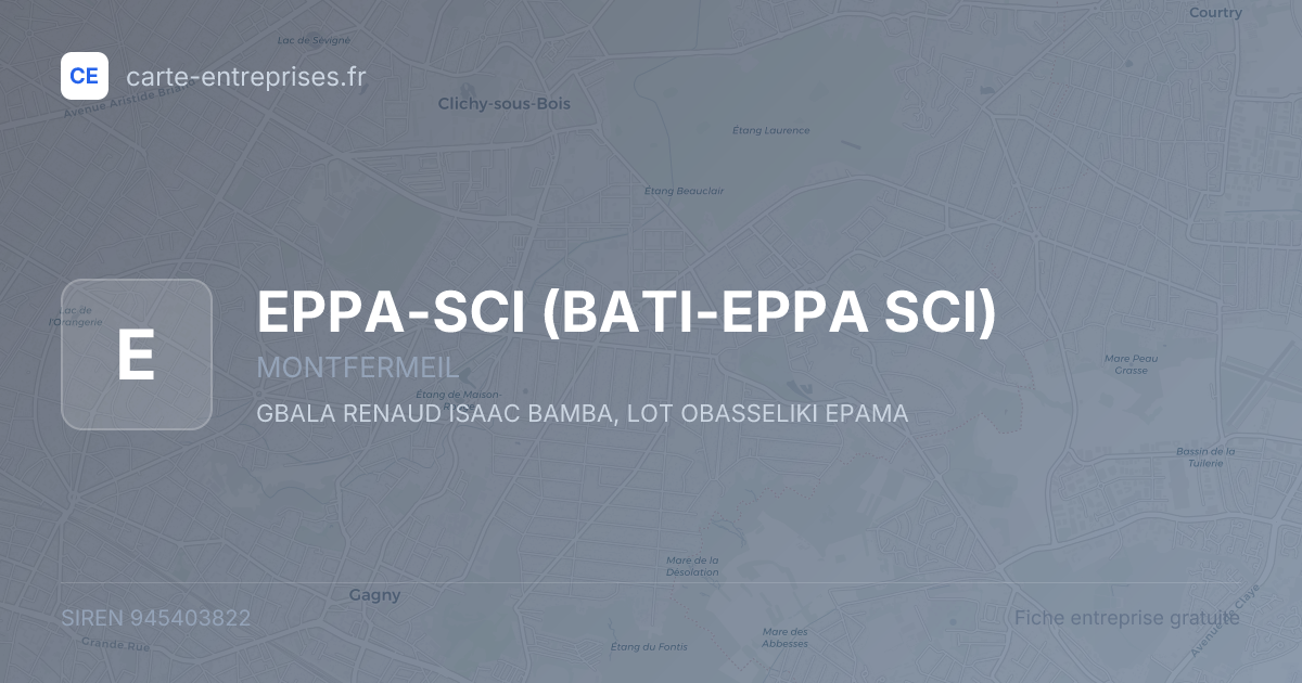 EPPA-SCI (BATI-EPPA SCI) — 945403822 — fiche entreprise