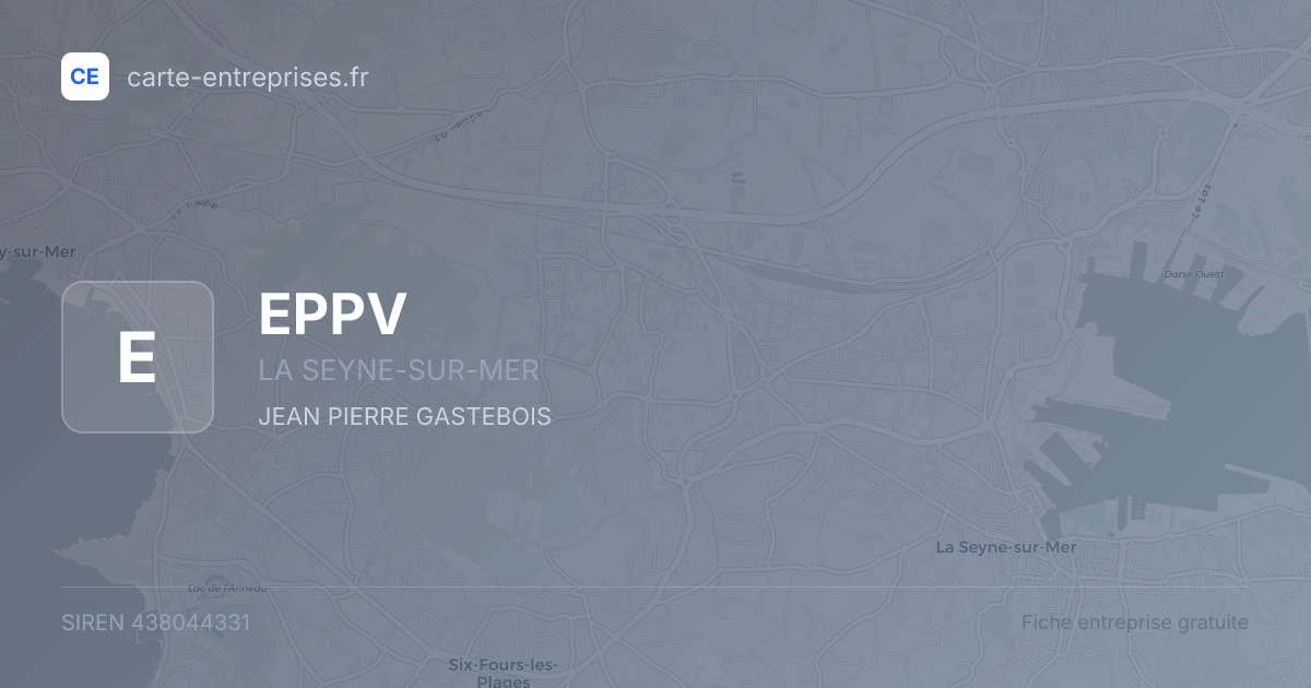EPPV — 438044331 — fiche entreprise