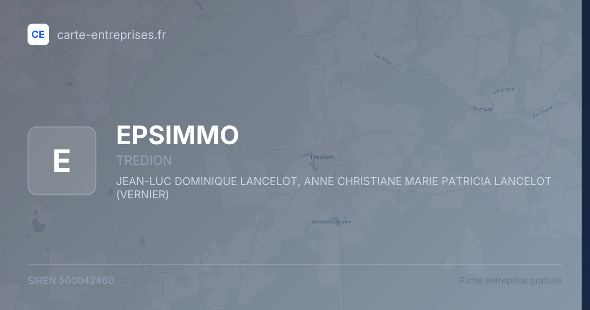 EPSIMMO — 500042460 — fiche entreprise