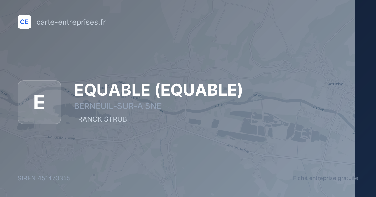 EQUABLE — 451470355 — fiche entreprise