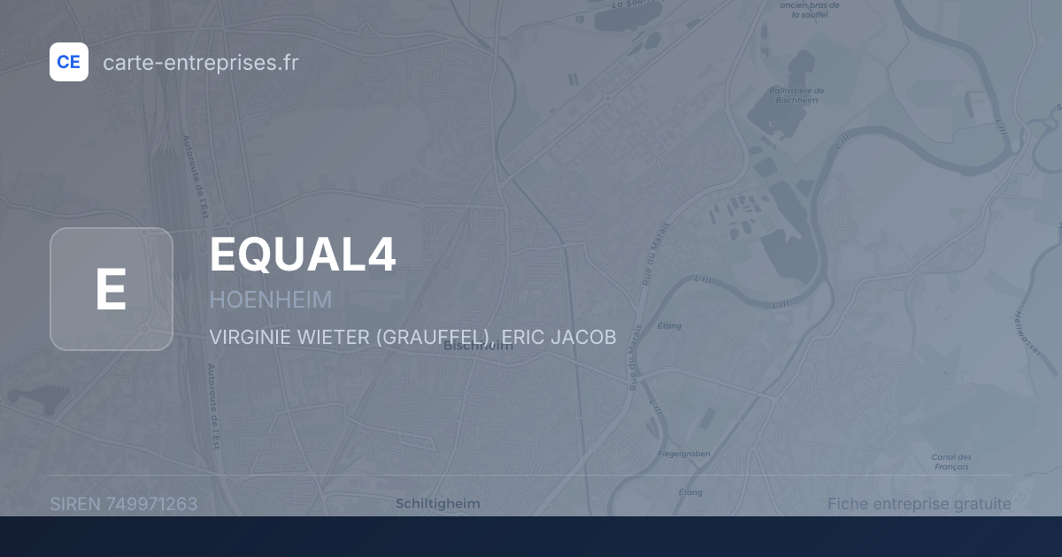 EQUAL4 — 749971263 — fiche entreprise