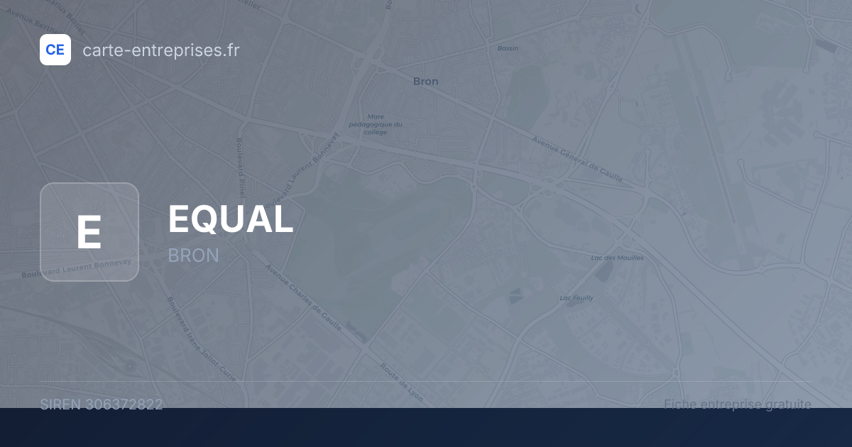 EQUAL — 306372822 — fiche entreprise