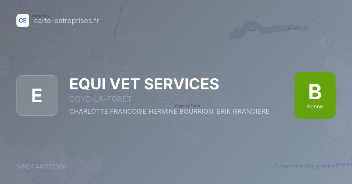 EQUI VET SERVICES — 441972080 — fiche entreprise