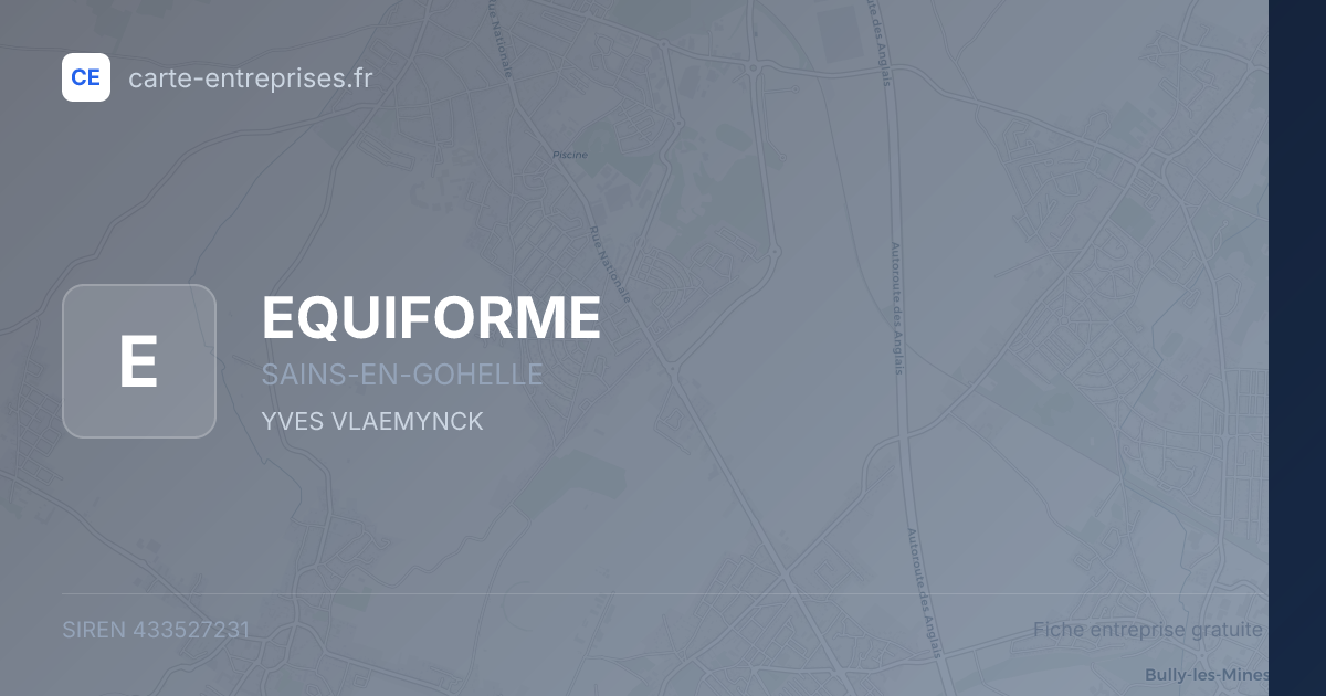 EQUIFORME — 433527231 — fiche entreprise