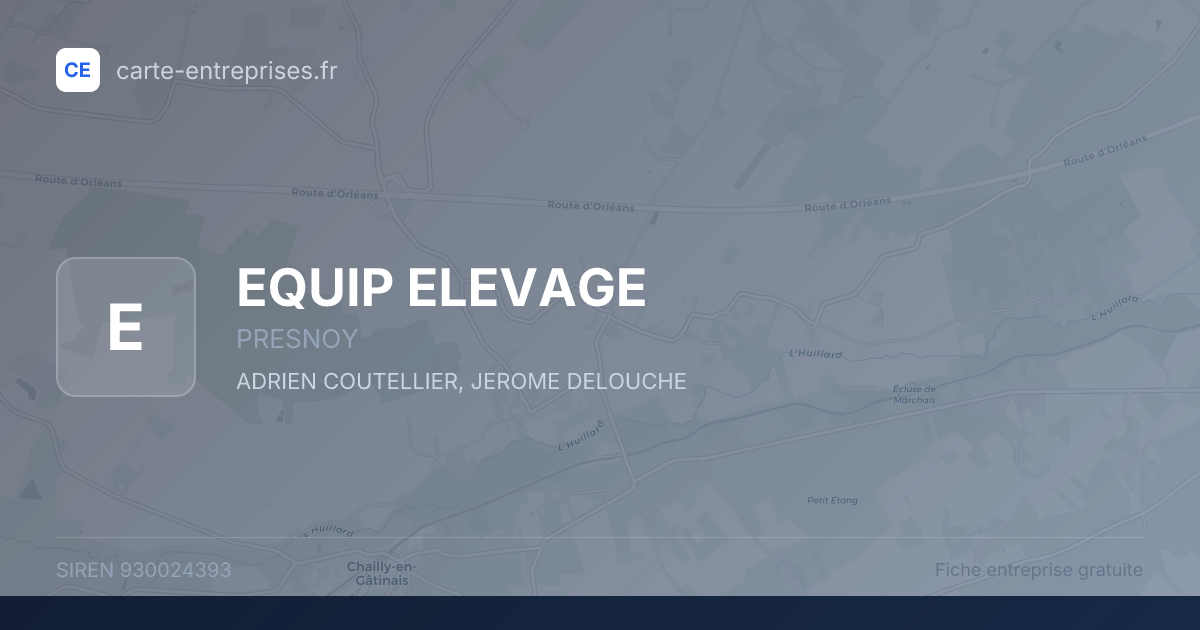 EQUIP ELEVAGE — 930024393 — fiche entreprise
