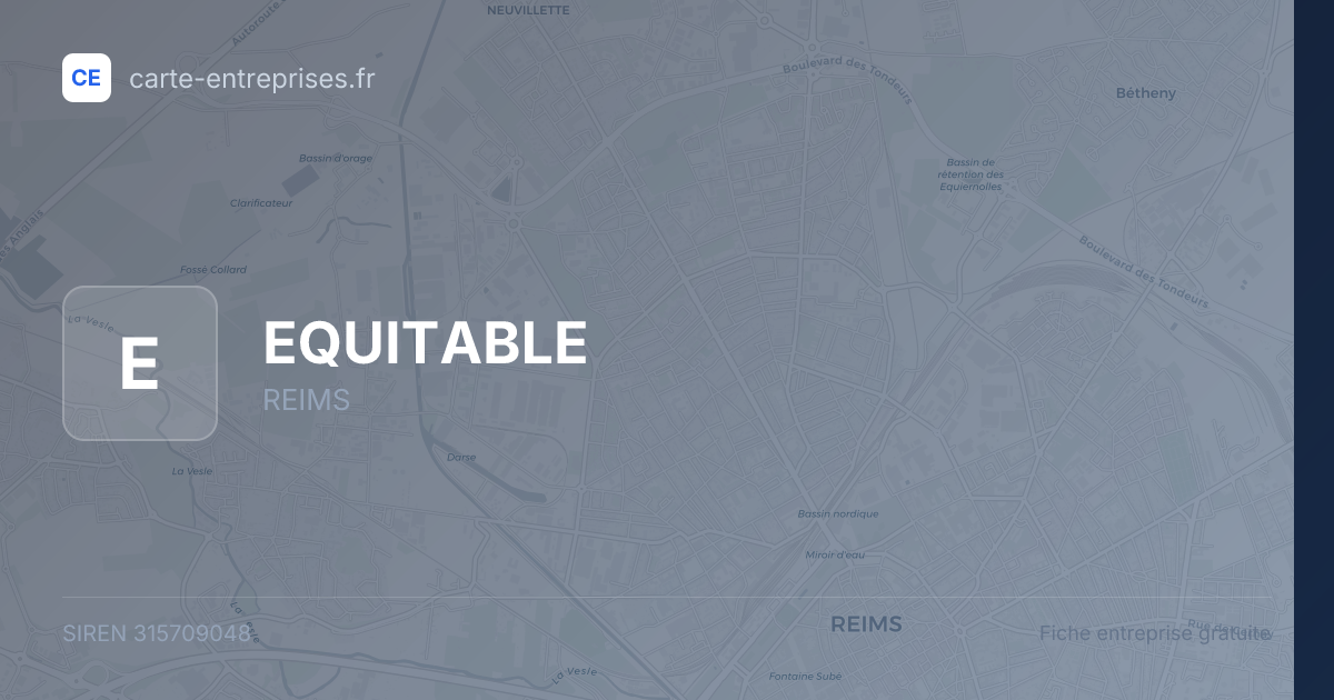 EQUITABLE — 315709048 — fiche entreprise