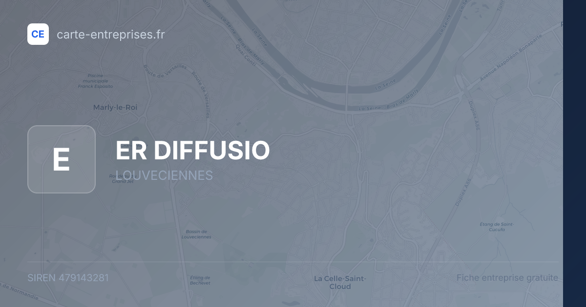 ER DIFFUSIO — 479143281 — fiche entreprise