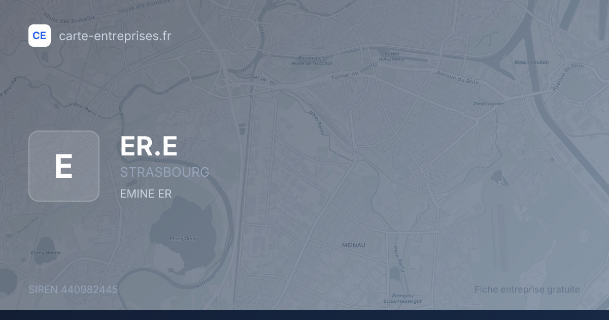 ER.E — 440982445 — fiche entreprise