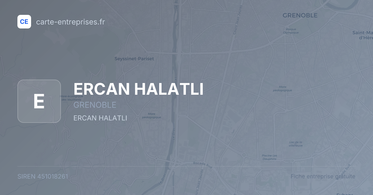 ERCAN HALATLI — 451018261 — fiche entreprise