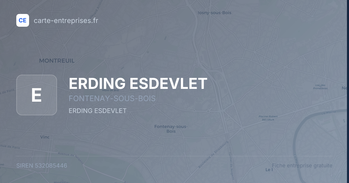 ERDING ESDEVLET — 532085446 — fiche entreprise