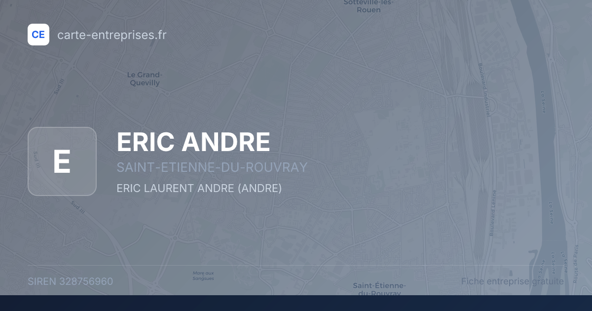 ERIC ANDRE — 328756960 — fiche entreprise