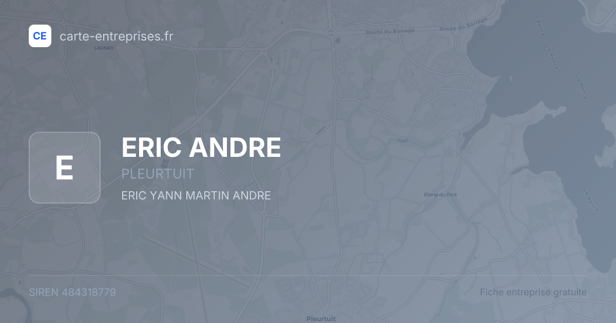 ERIC ANDRE — 484318779 — fiche entreprise