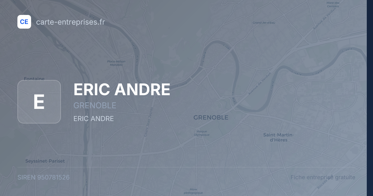 ERIC ANDRE — 950781526 — fiche entreprise