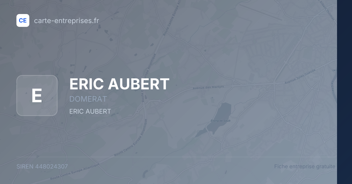 ERIC AUBERT — 448024307 — fiche entreprise