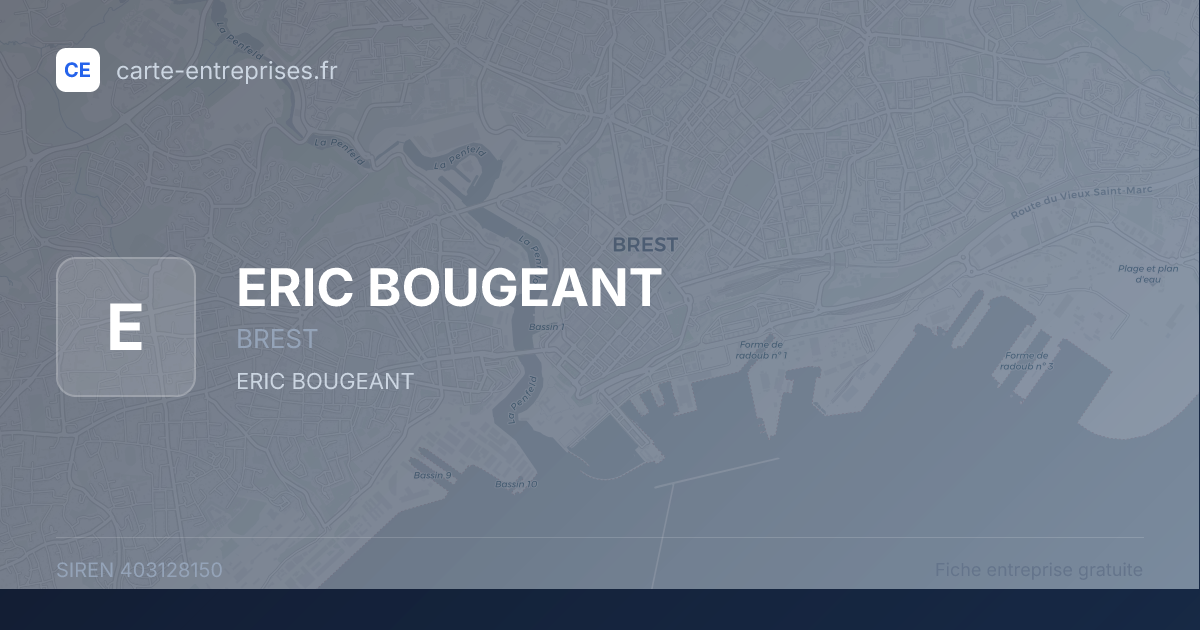 ERIC BOUGEANT — 403128150 — fiche entreprise