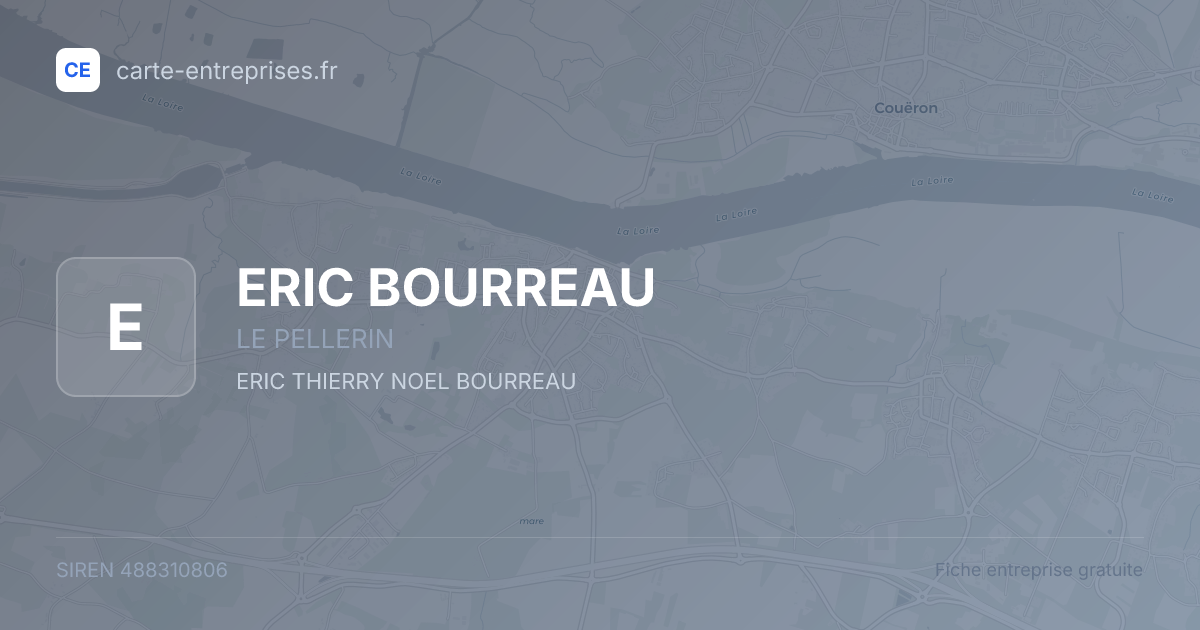 ERIC BOURREAU — 488310806 — fiche entreprise
