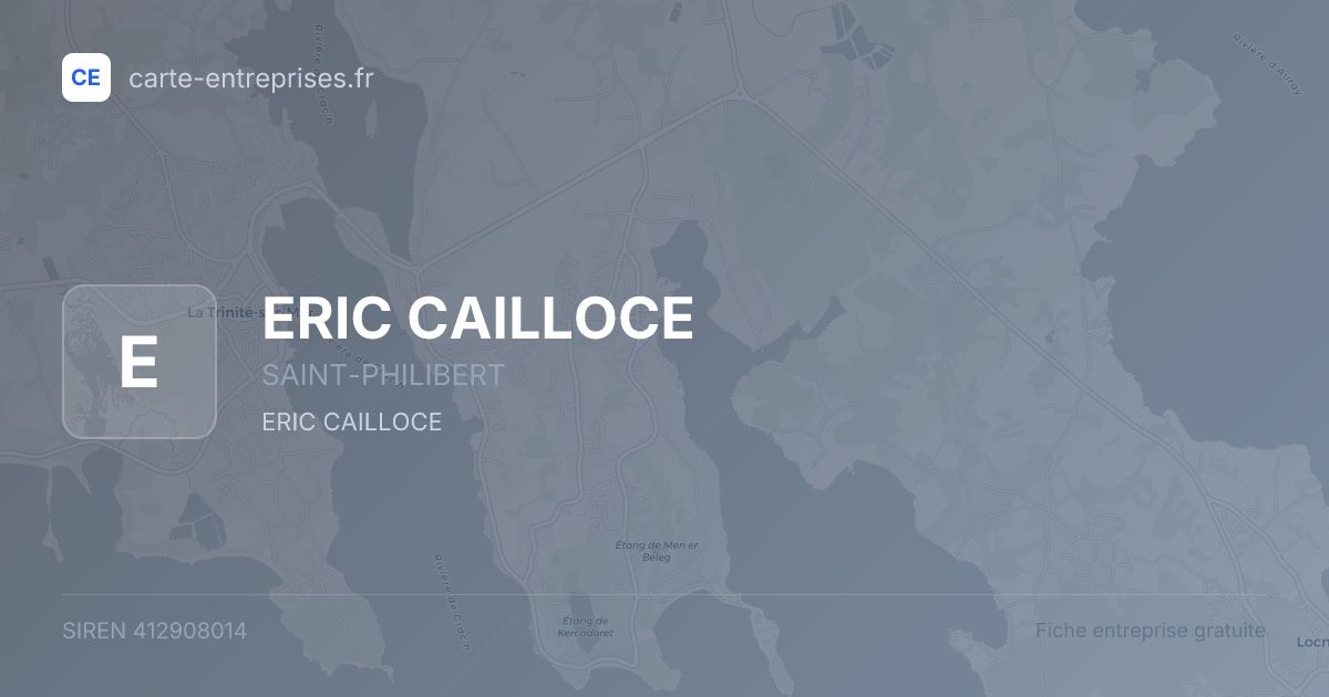 ERIC CAILLOCE — 412908014 — fiche entreprise