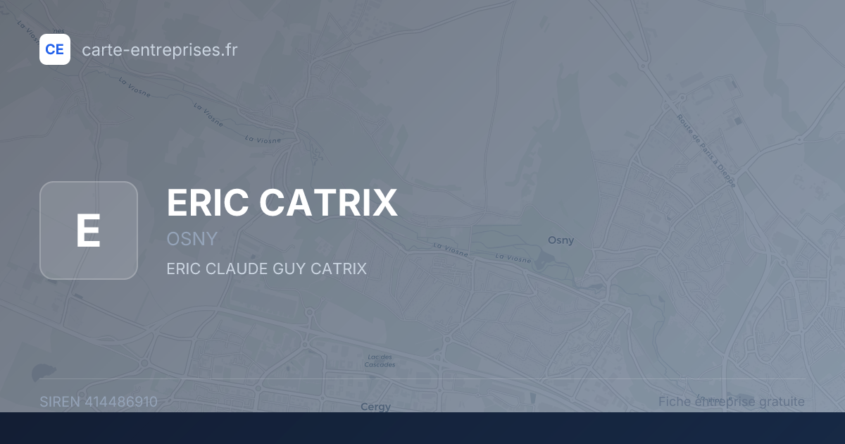 ERIC CATRIX — 414486910 — fiche entreprise