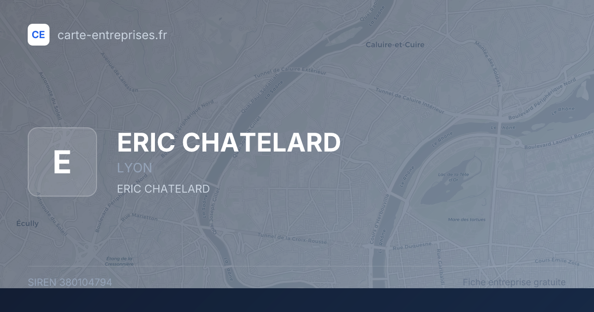 ERIC CHATELARD — 380104794 — fiche entreprise