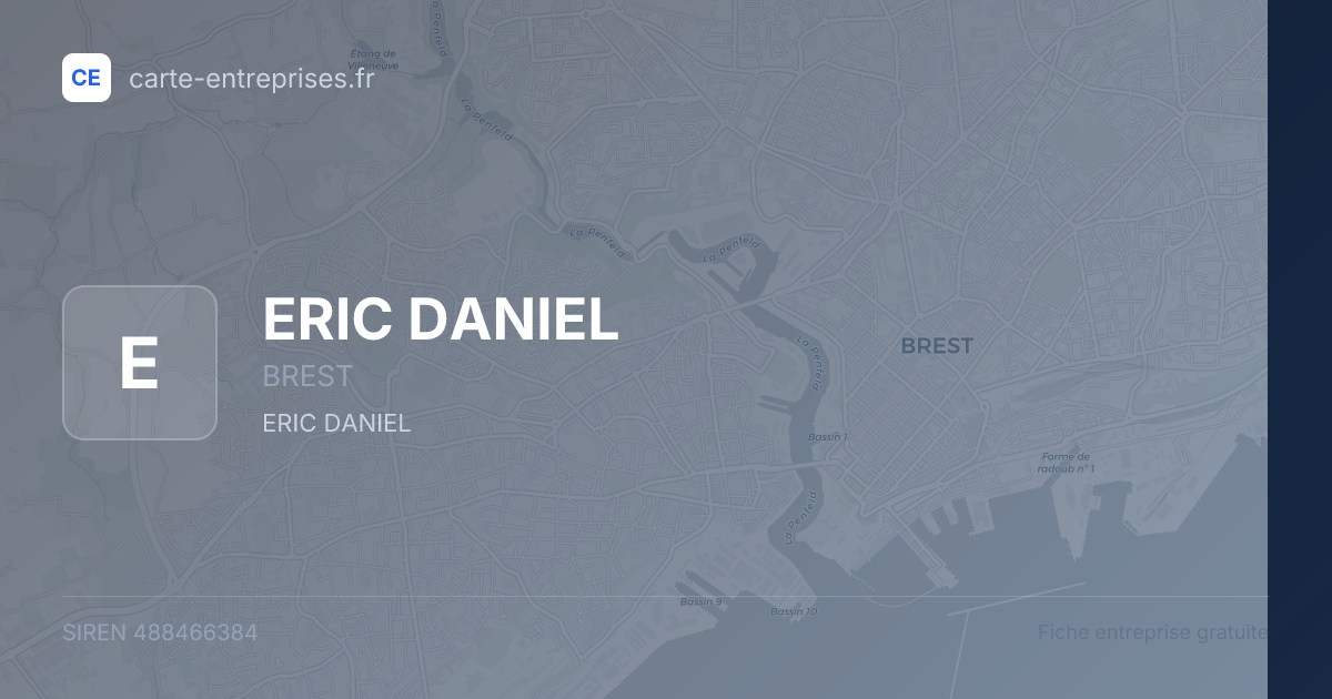 ERIC DANIEL — 488466384 — fiche entreprise