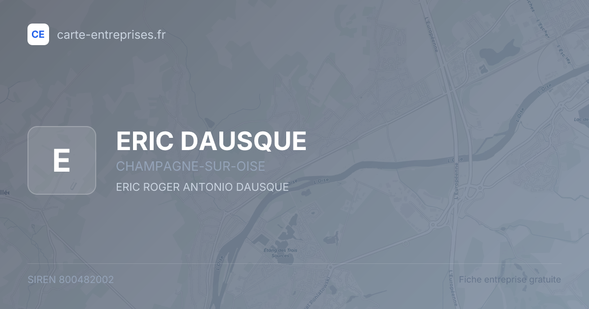 ERIC DAUSQUE — 800482002 — fiche entreprise