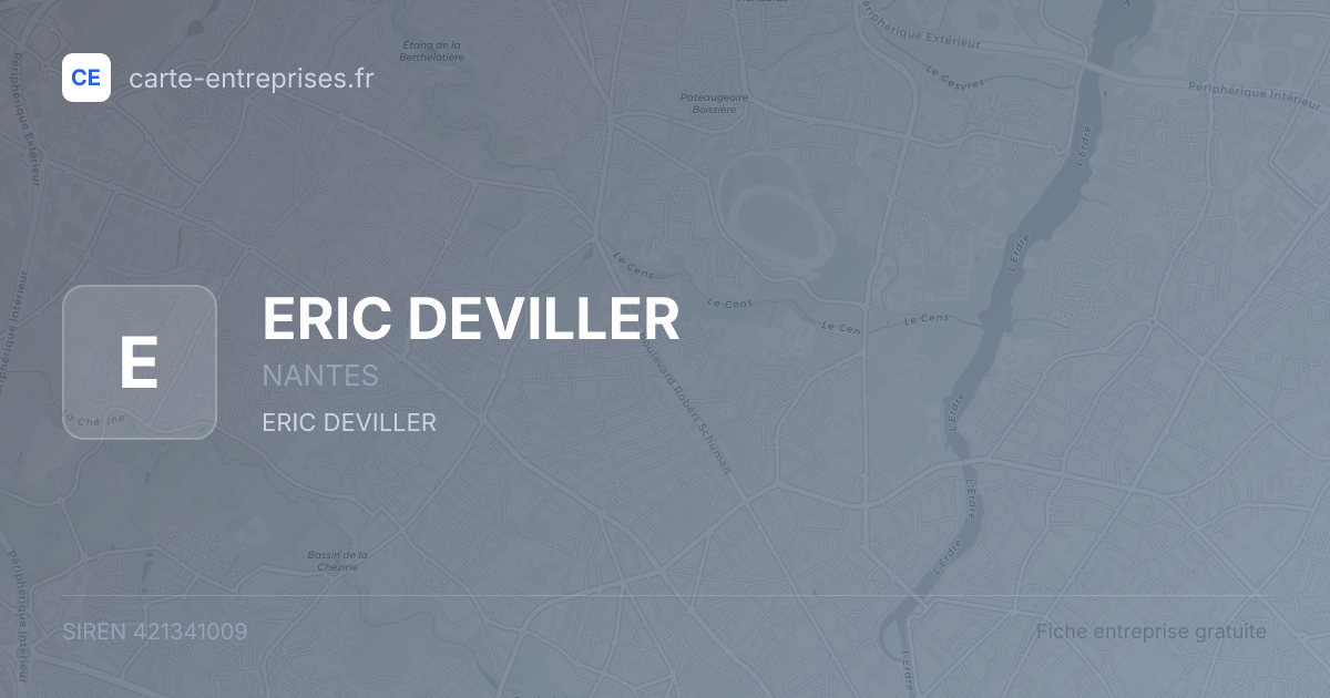 ERIC DEVILLER — 421341009 — fiche entreprise