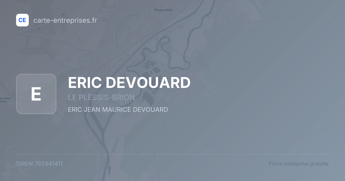 ERIC DEVOUARD — 792941411 — fiche entreprise