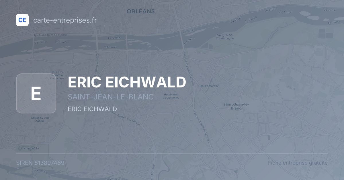 ERIC EICHWALD — 813897469 — fiche entreprise