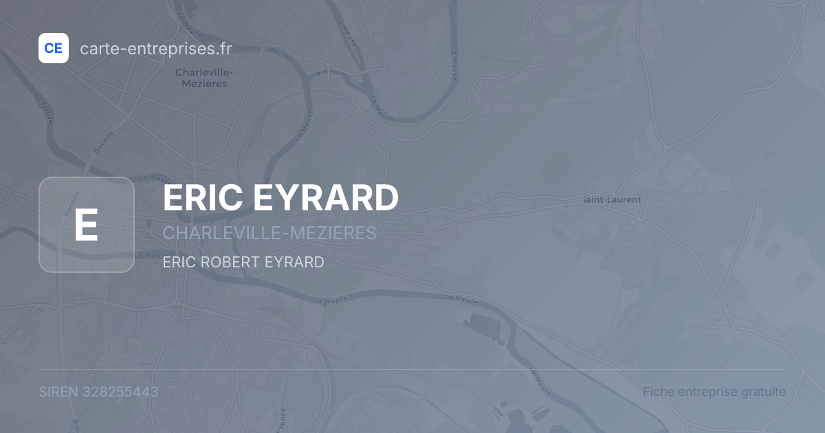 ERIC EYRARD — 328255443 — fiche entreprise