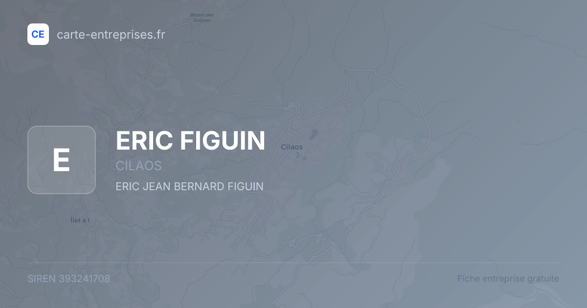 ERIC FIGUIN — 393241708 — fiche entreprise