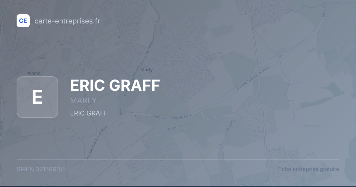 ERIC GRAFF — 321696155 — fiche entreprise