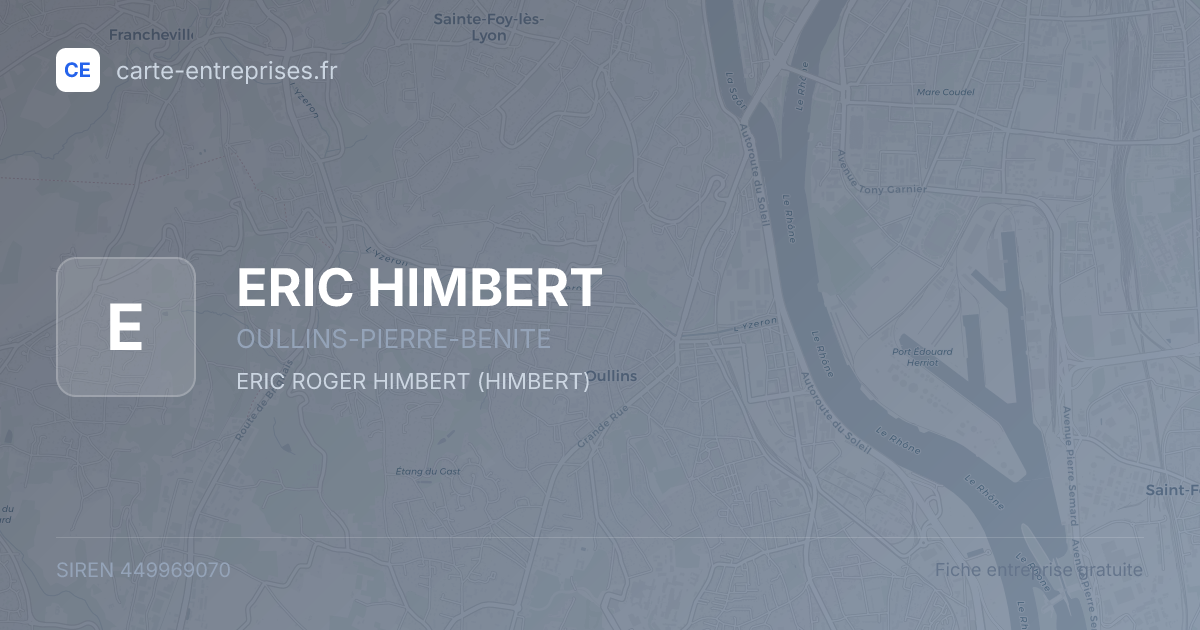 ERIC HIMBERT — 449969070 — fiche entreprise