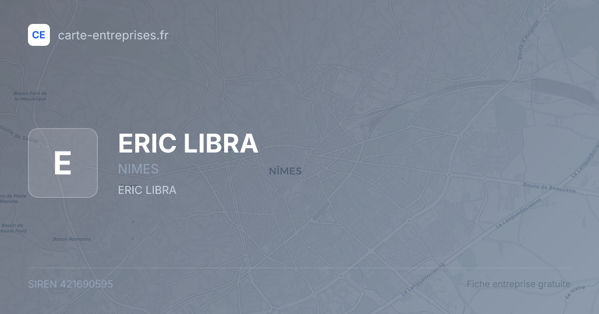 ERIC LIBRA — 421690595 — fiche entreprise