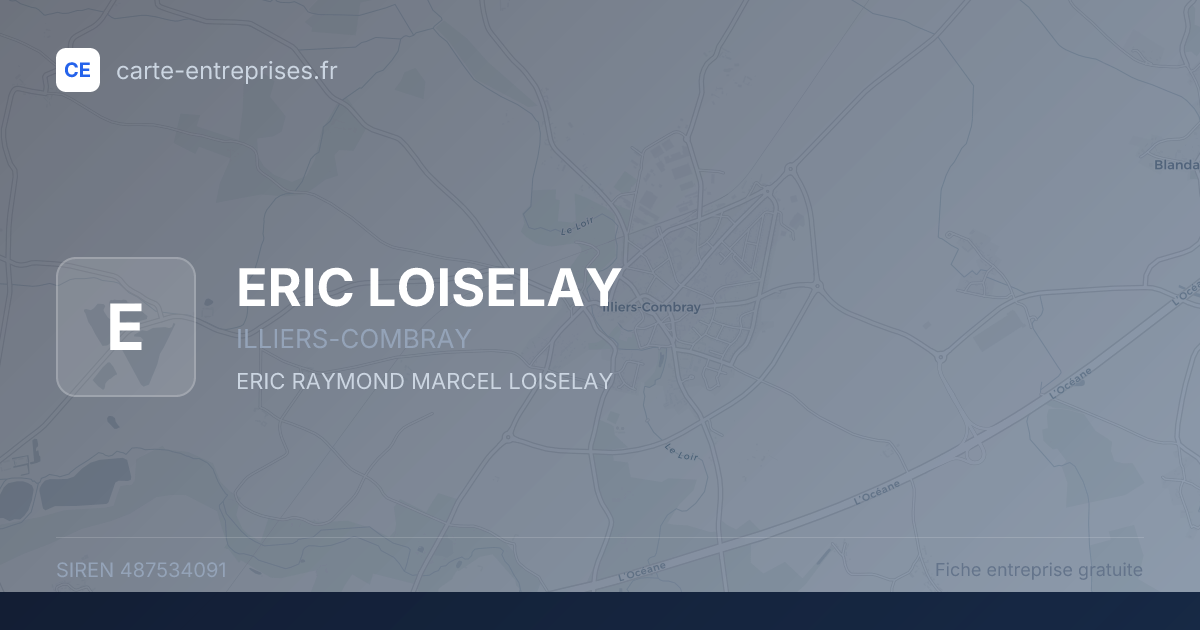 ERIC LOISELAY — 487534091 — fiche entreprise