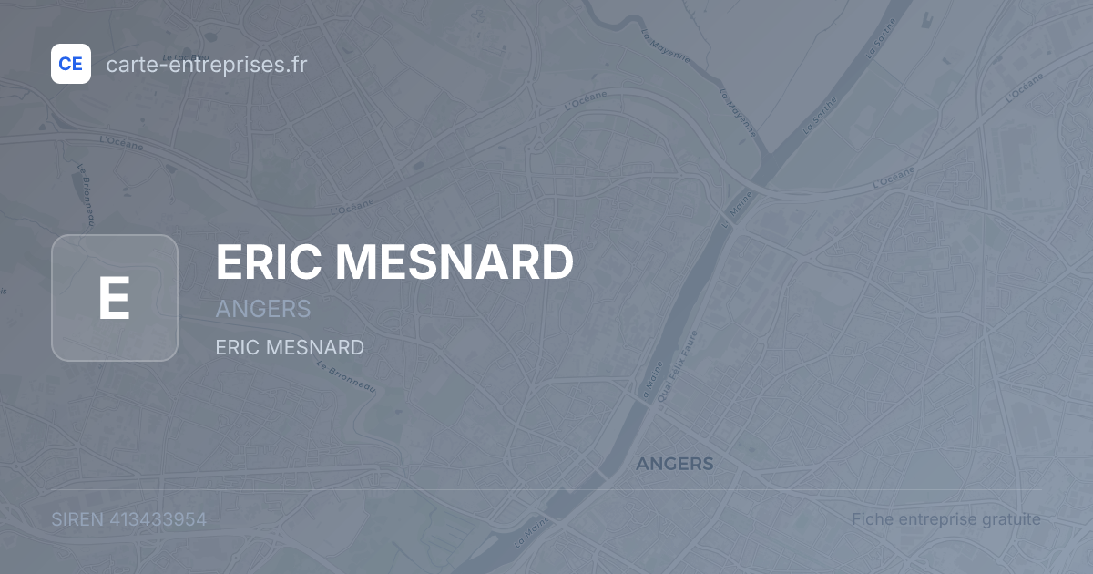 ERIC MESNARD — 413433954 — fiche entreprise