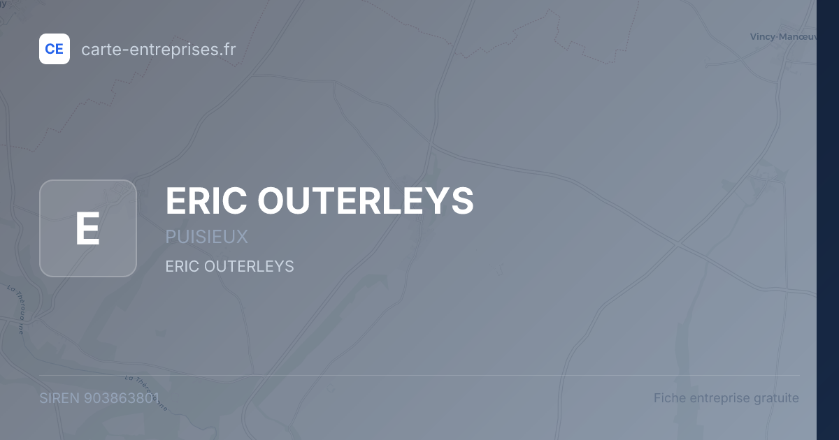 ERIC OUTERLEYS — 903863801 — fiche entreprise