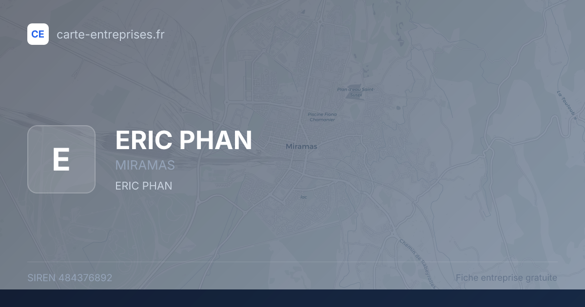 ERIC PHAN — 484376892 — fiche entreprise