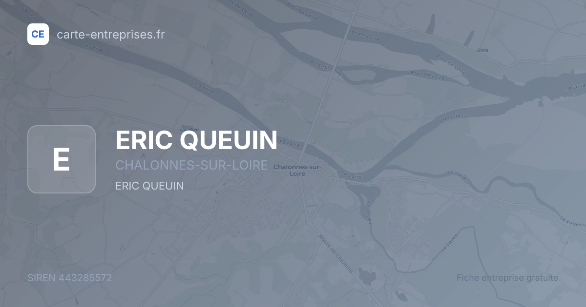 ERIC QUEUIN — 443285572 — fiche entreprise