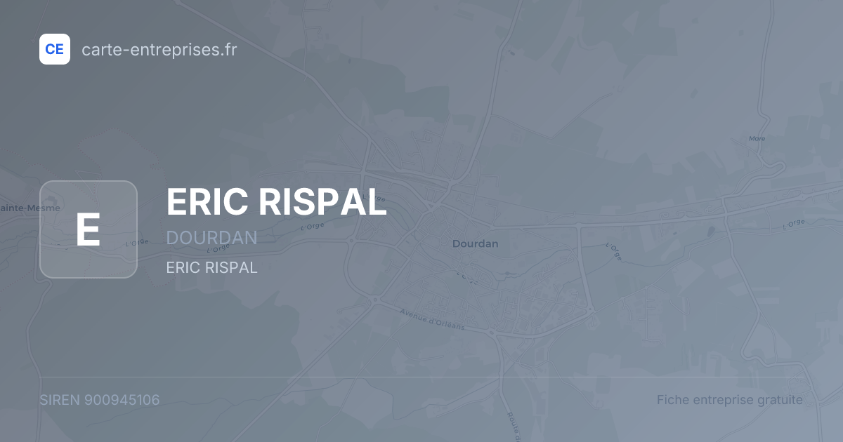 ERIC RISPAL — 900945106 — fiche entreprise