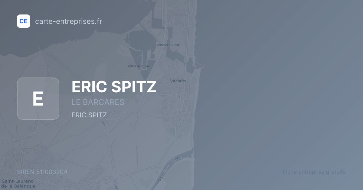 ERIC SPITZ — 511003204 — fiche entreprise