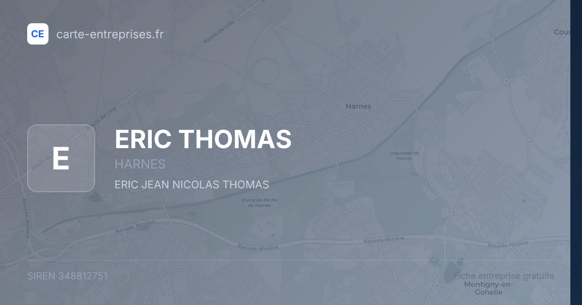 ERIC THOMAS — 348812751 — fiche entreprise