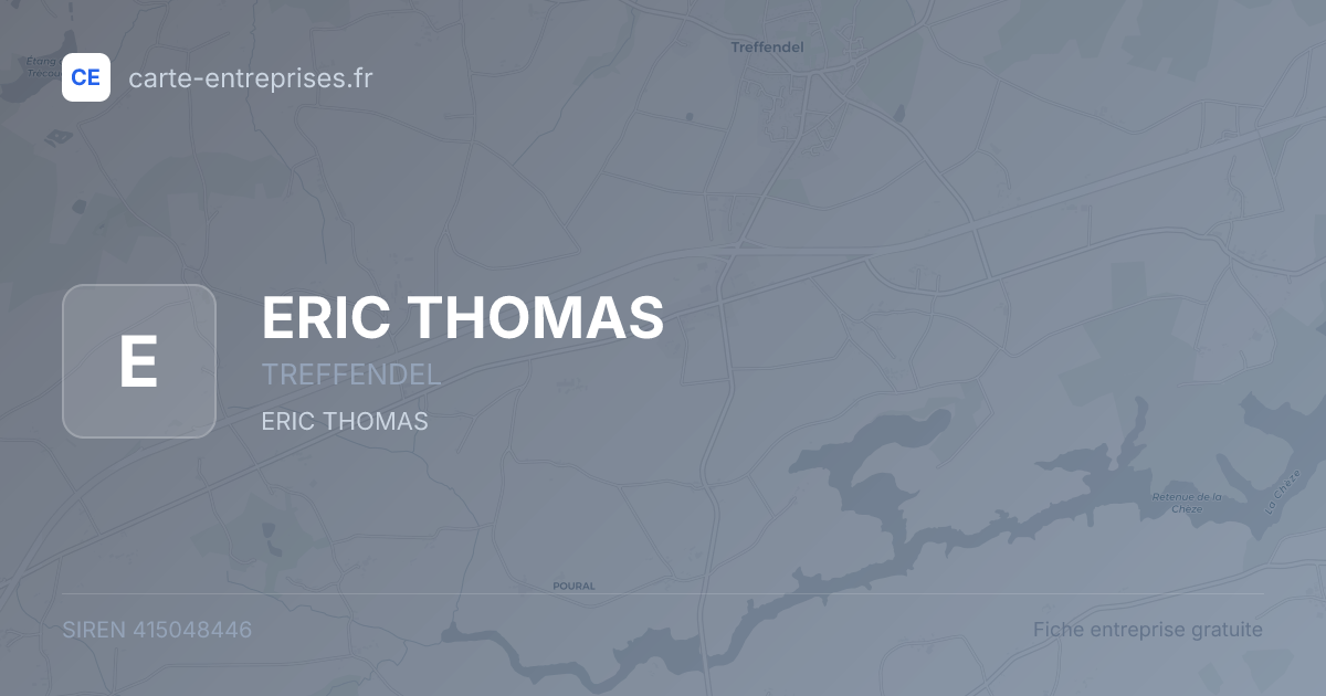ERIC THOMAS — 415048446 — fiche entreprise
