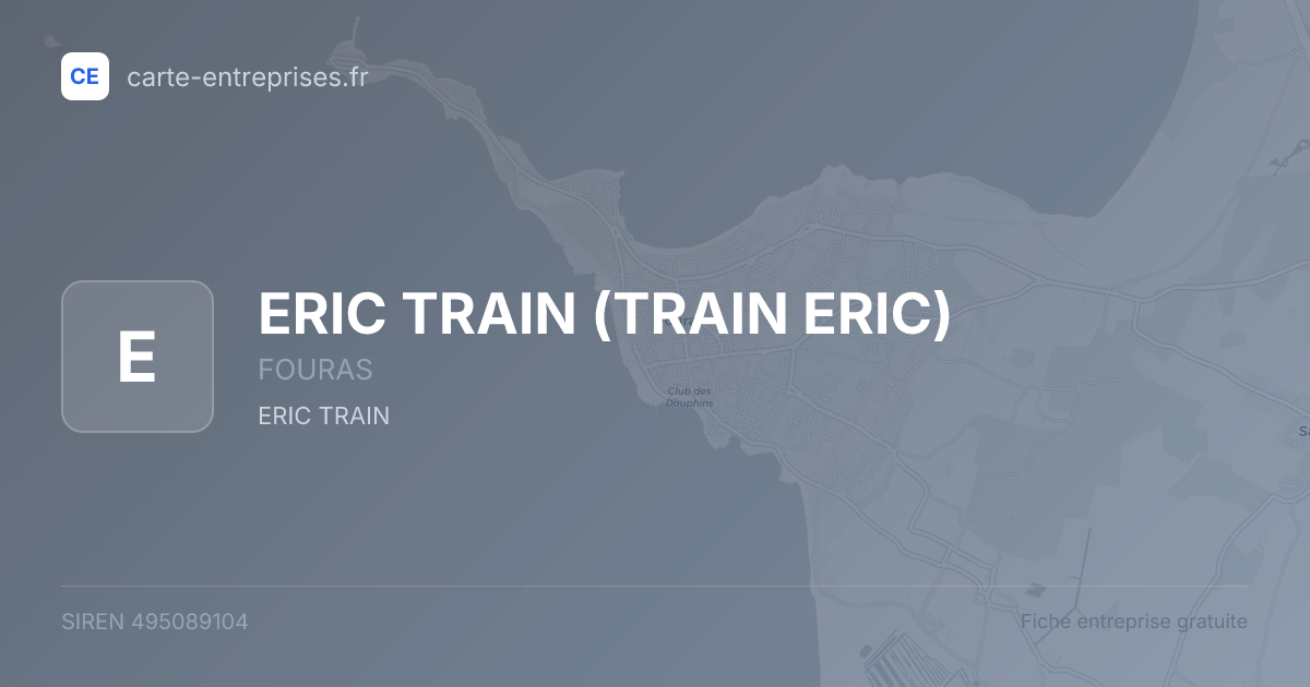 ERIC TRAIN (TRAIN ERIC) — 495089104 — fiche entreprise
