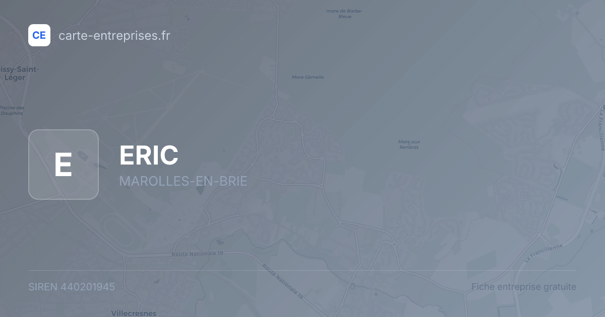 ERIC — 440201945 — fiche entreprise