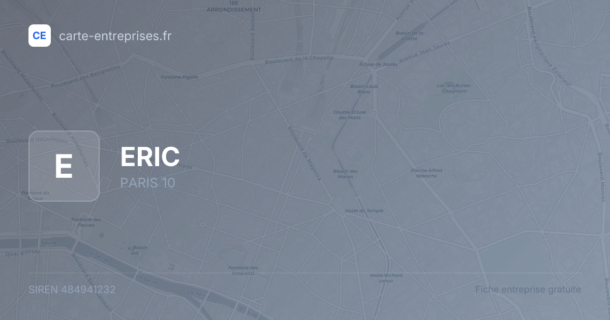 ERIC — 484941232 — fiche entreprise