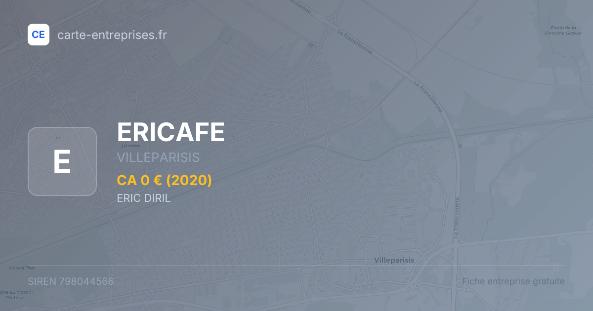 ERICAFE — 798044566 — fiche entreprise