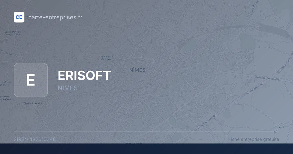 ERISOFT — 482010048 — fiche entreprise